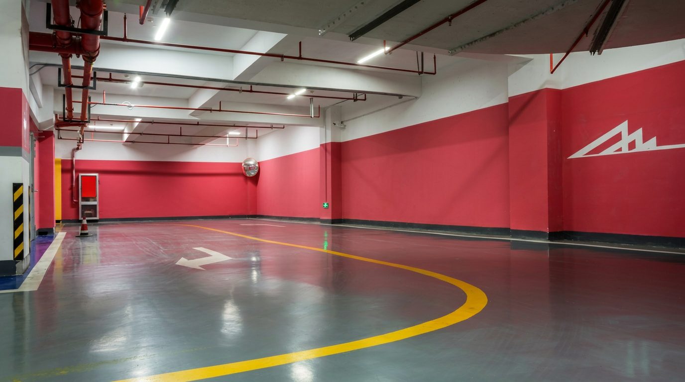Obra Estacionamento – Pintura e Demarcação em Curitiba · PR
